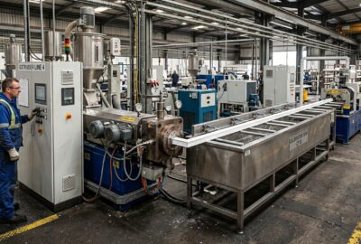PVC Fenster Hersteller – Produktion von Kunststoffprofilen in der Fabrik